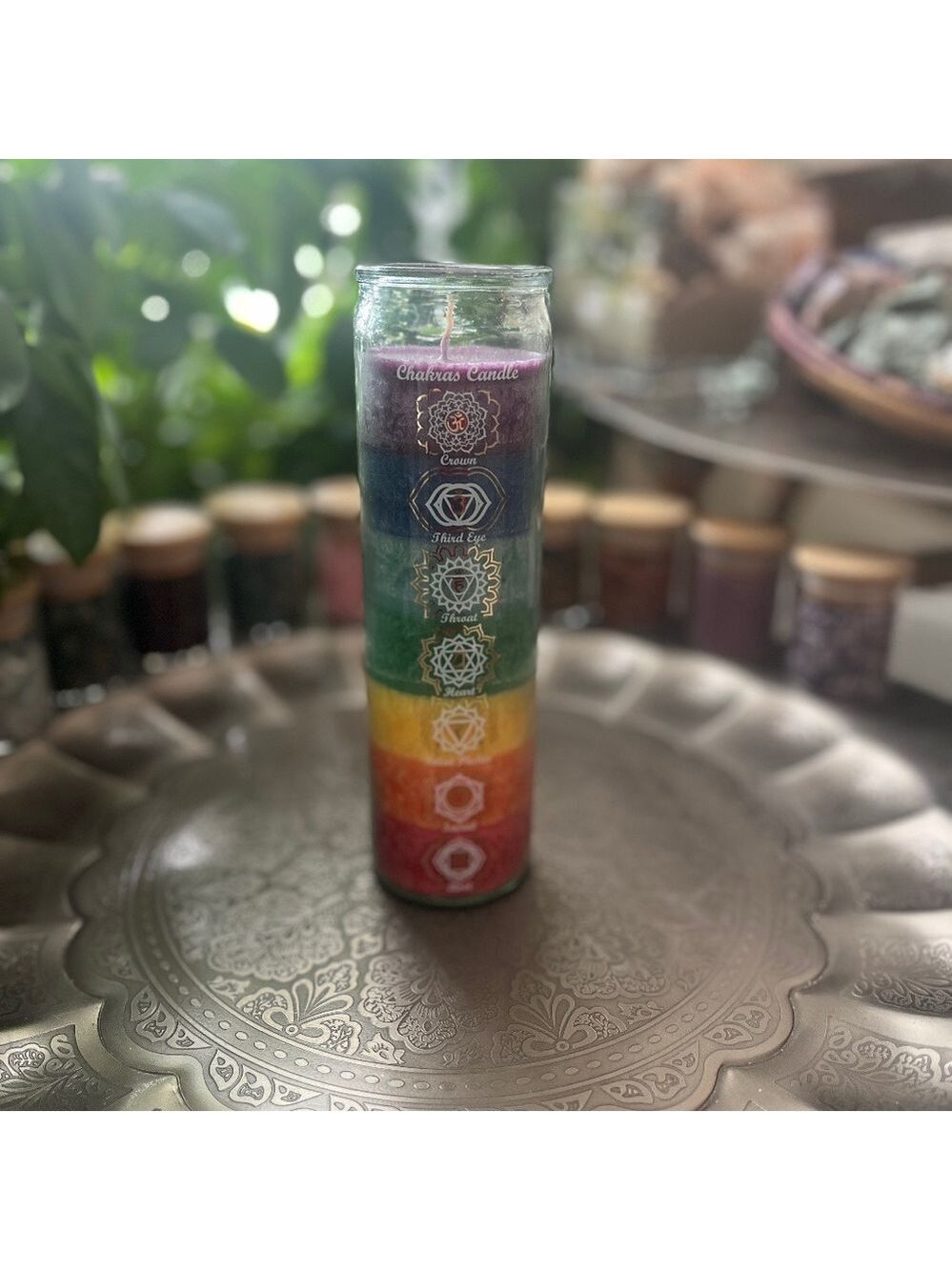 Chakras Pillar Candle